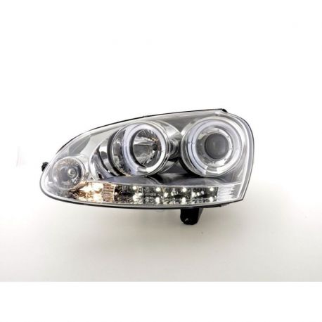Headlights Angel Eyes Led VW GOLF 5 03-08