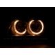 Gruppi ottici Angel Eyes Audi A3 (8L) 96-00 neri
