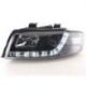 Coppia fari Daylight Audi A4 (8E-B6) 01-04 neri