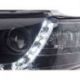 Coppia fari Daylight Audi A4 (8E-B6) 01-05 neri