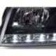 Coppia fari Daylight Audi A4 (8E-B6) 01-05 neri