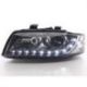 Coppia fari Daylight Led Audi A4 (8E-B6) 01-04 neri