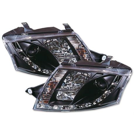 Gruppi ottici Daylight Led DRL Audi TT 8N 99-06 neri