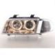 Coppia fari Angel Eyes Audi A4 B5 95-99