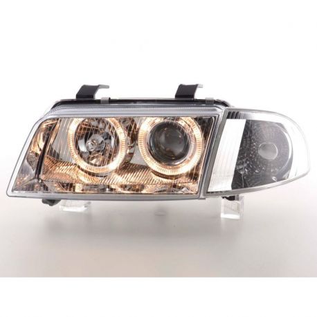 Coppia fari Angel Eyes Audi A4 B5 95-99