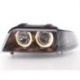 Coppia fari Angel Eyes Audi A4 B5 99-01 neri