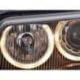 Headlights Angel Eyes Audi A4 B5 99-01 neri