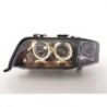 Coppia fari Angel Eyes Audi A6 (4B) 01-04 neri