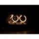 Coppia fari Angel Eyes Audi A6 (4B) 01-04 neri