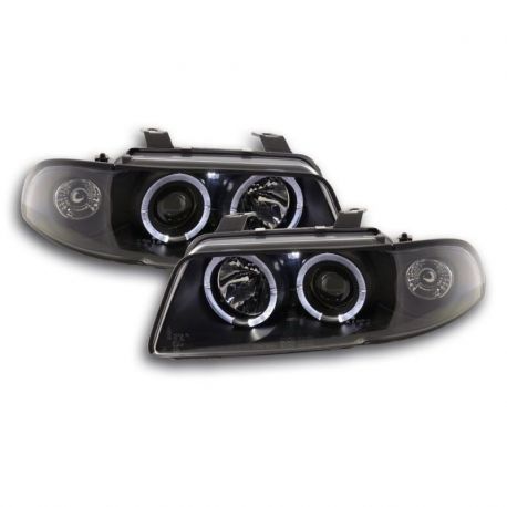 Gruppi ottici Angel Eyes Audi A4 (B5) 95-99 neri