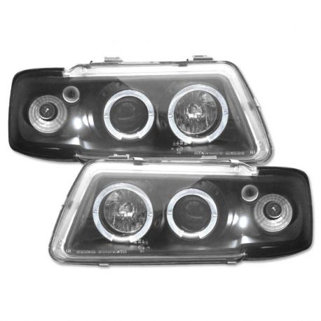 Gruppi ottici Angel Eyes Audi A3 8L 96-00 neri