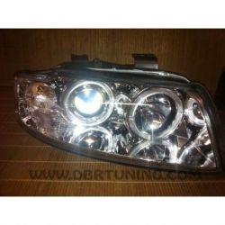 Coppia fari Led Angel Eyes Audi A4 (8E) 01-04