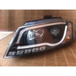 Coppia fari TubeLight DRL Audi A3 8P 08-12 neri