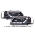 Gruppi ottici Daylight Led Audi A3 (8L) 96-00 neri