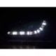 Gruppi ottici Daylight Led Audi A3 (8L) 96-00 neri