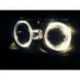 Fari Angel Eyes BMW 3 E90-91 05-11 neri