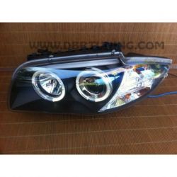 Gruppi ottici Angel Led Bmw 1 E81 E87 04-11 neri