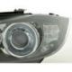 Fari Angel Eyes Led BMW 3 E90 E91 05-11 neri