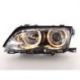 Fari Angel Eyes BMW Serie 3 4porte E46 01-04