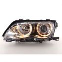 Fari Angel Eyes BMW Serie 3 4porte E46 01-05