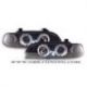 Gruppi ottici Angel Eyes BMW 5 E39 95-00 neri