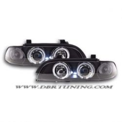 Headligts Angel Eyes Led BMW 5 E39 95-03 black