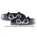 Gruppi ottici Angel Eyes BMW 5 E39 95-00 neri