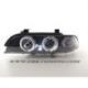 Gruppi ottici Angel Eyes BMW 5 E39 95-00 neri