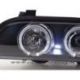 Coppia fari Angel Eyes Led BMW 5 E39 95-03 neri
