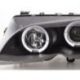 Fari Angel Eyes Led BMW 3 E46 01-05 neri