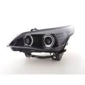 Coppia fari Angel Eyes BMW 5 E60 04-07 + motorino