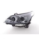 Coppia fari Angel Eyes BMW 5 E60 03-04 XENON D2S