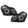 Coppia fari Angel Eyes MERCEDES C W203 00-07 neri