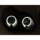 Coppia fari Angel Eyes MERCEDES C W203 00-07 neri
