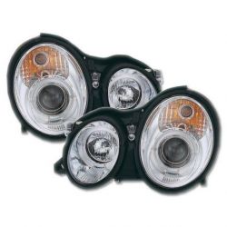 Coppia fari Angel Eyes MERCEDES CLK W208 97-02