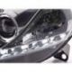 Coppia fari Daylight LED DRL Fiat G.PUNTO 08 cromo