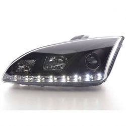 Gruppi ottici Daylight Led Ford Focus 2 05-07 neri