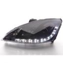 Gruppi ottici Daylight Led Ford Focus 2 98-04 neri