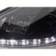 Gruppi ottici Daylight Led Ford Focus 2 98-04 neri