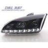 Coppia fari Daylight Led DRL Ford Focus 2 05-07 neri