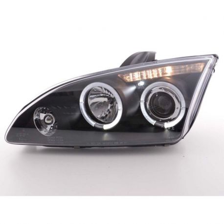 Gruppi ottici Angel Eyes Led Ford Focus 2 05-07 neri