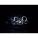 Gruppi ottici Angel Eyes Led Ford Focus 2 01-04