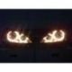 Gruppi ottici Angel Eyes Opel  Corsa C 00-06 neri