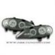 Coppia fari Led Angel Eyes Renault Megane1 99-02 neri