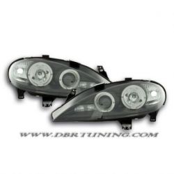 Coppia fari Led Angel Eyes Renault Megane1 99-02 neri