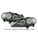 Headlight Led Angel Eyes Renault Megane1 99-02 neri