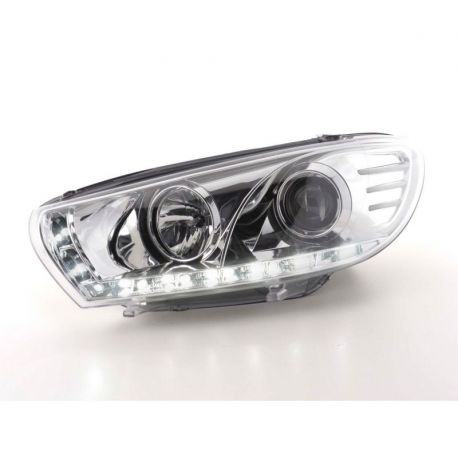 Coppia fari Daylight LED DRL SCIROCCO 08- cromo