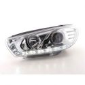 Coppia fari Daylight LED DRL SCIROCCO 08- cromo